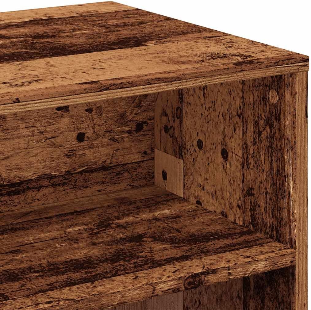 vidaXL TV-Schrank Altholz-Optik 80x40x40 cm Holzwerkstoff, TV-Möbel, TV-Board, TV-Sideboard, TV-Stän