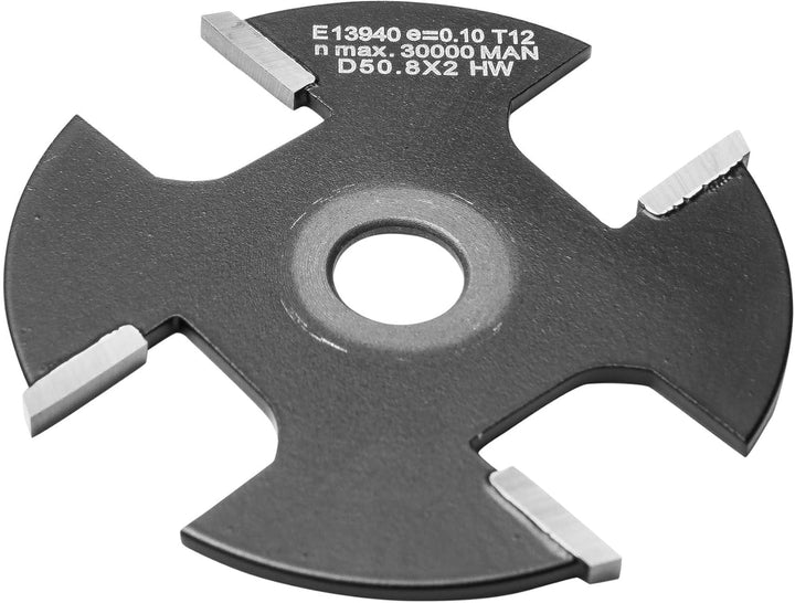 ENT 13940 Scheibennutfräser HW, Schaft (S) 8 mm, Durchmesser (D) 50,8 mm, NL 2 mm, Z4 D=50,8 / NL=2,