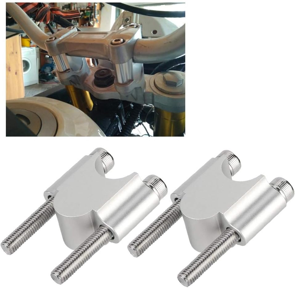 Universal Handbar Riser, Raised Handbar Riser Motorrad Handbar Riser Aluminiumlegierung Handbar Rise