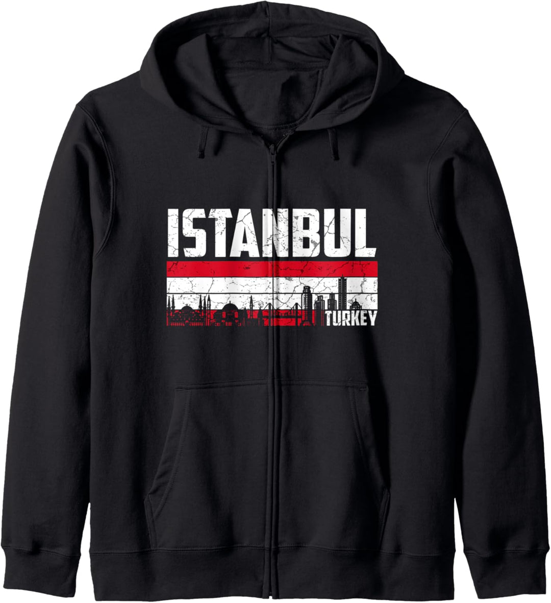 Mein Istanbul Skyline Heimat Stadt Souvenir Kapuzenjacke