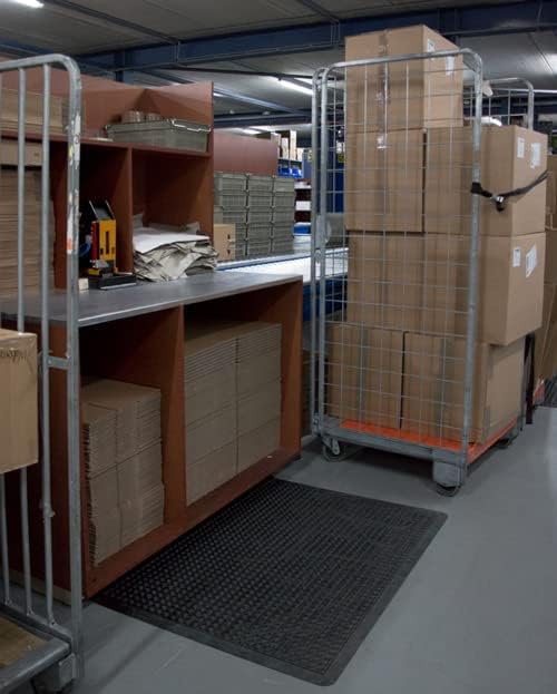 Ergonomische Arbeitsplatzmatte 90x120cm - 15mm Noppen - Antiermüdungsmatte