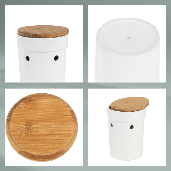 Kela Salena Keramik weiss 23,0cm 20,0cmØ,