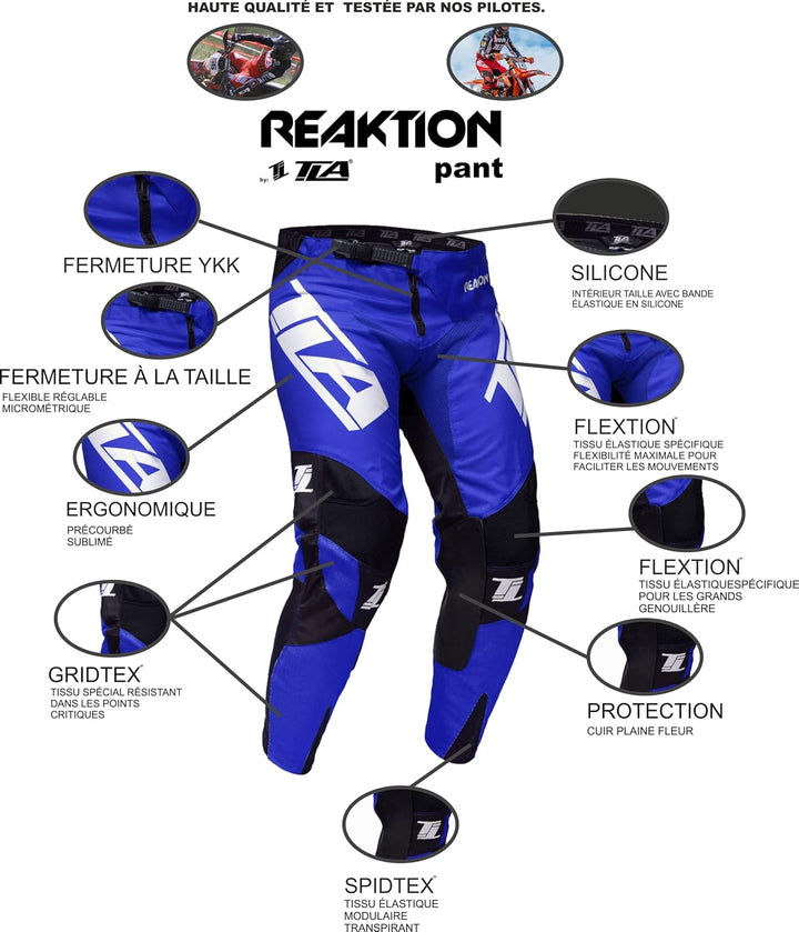 TLA Enduro und Motocross Reaktion MX Hose | Motorrad- und Quad-Hosen | Motorradbekleidung | Motocros
