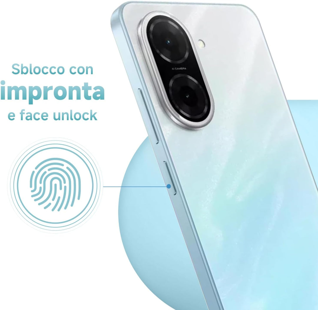 XIAOMI Redmi A5 Smartphone 6,88" 120Hz Display, 128GB+4GB, 32MP AI-Kamera, 5200 mAh Akku, Seiten-Fin