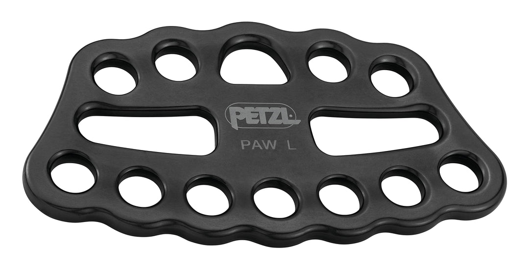 PETZL Unisex-Adult Paw Rigging Plate Zubehör Für Klettern L Schwarz, L Schwarz