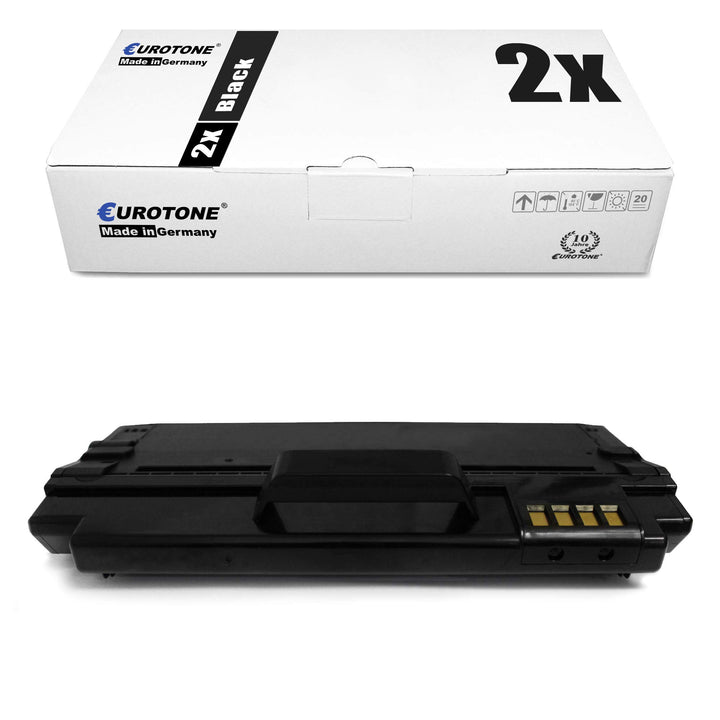 2X Eurotone Toner für Samsung SCX 4500 W ersetzt ML-D1630A Black Schwarz ML-D1630A/ELS 2x Black, 2x