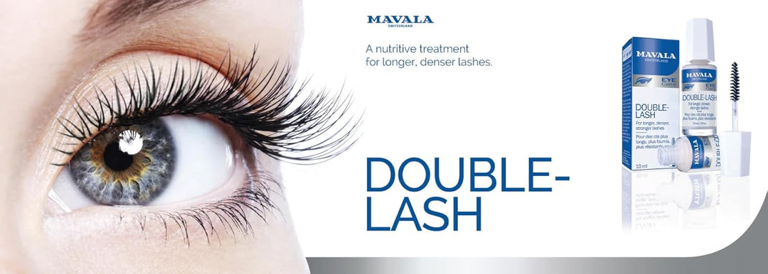 Mavala Double Lash- Strengthens Lashes Eyebrows For A Longer, Denser Stronger Effect, 10 ml (1er Pac