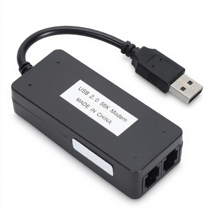 Externe Hardware, USB 56K Externes DFÜ Fax, Datenmodem, Zwei RJ11 Anschlüsse, Unterstützen Anrufer I