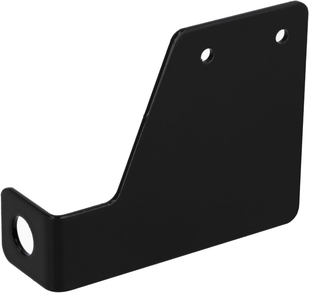 Kennzeichenhalter seitlich, aus Edelstahl, Schwarz, mit Befestigungsmaterial - für Simson SR1, SR2,
