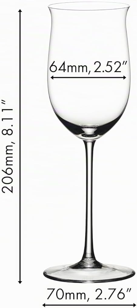 Riedel 4400/01 Sommeliers Glas Rheingau (Riesling) 1/Dose Transparent, Transparent