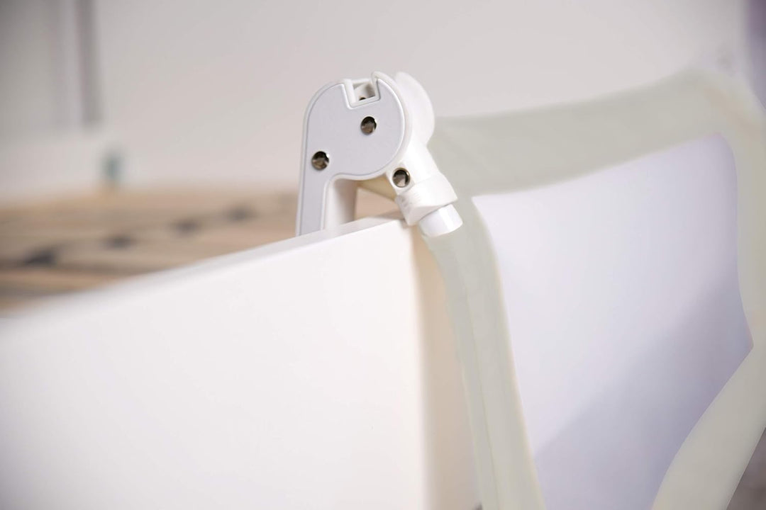 roba Bettschutzgitter Klipp-Klapp 150 cm - Rausfallschutz klappbar für Babys & Kinder - Schutzgitter