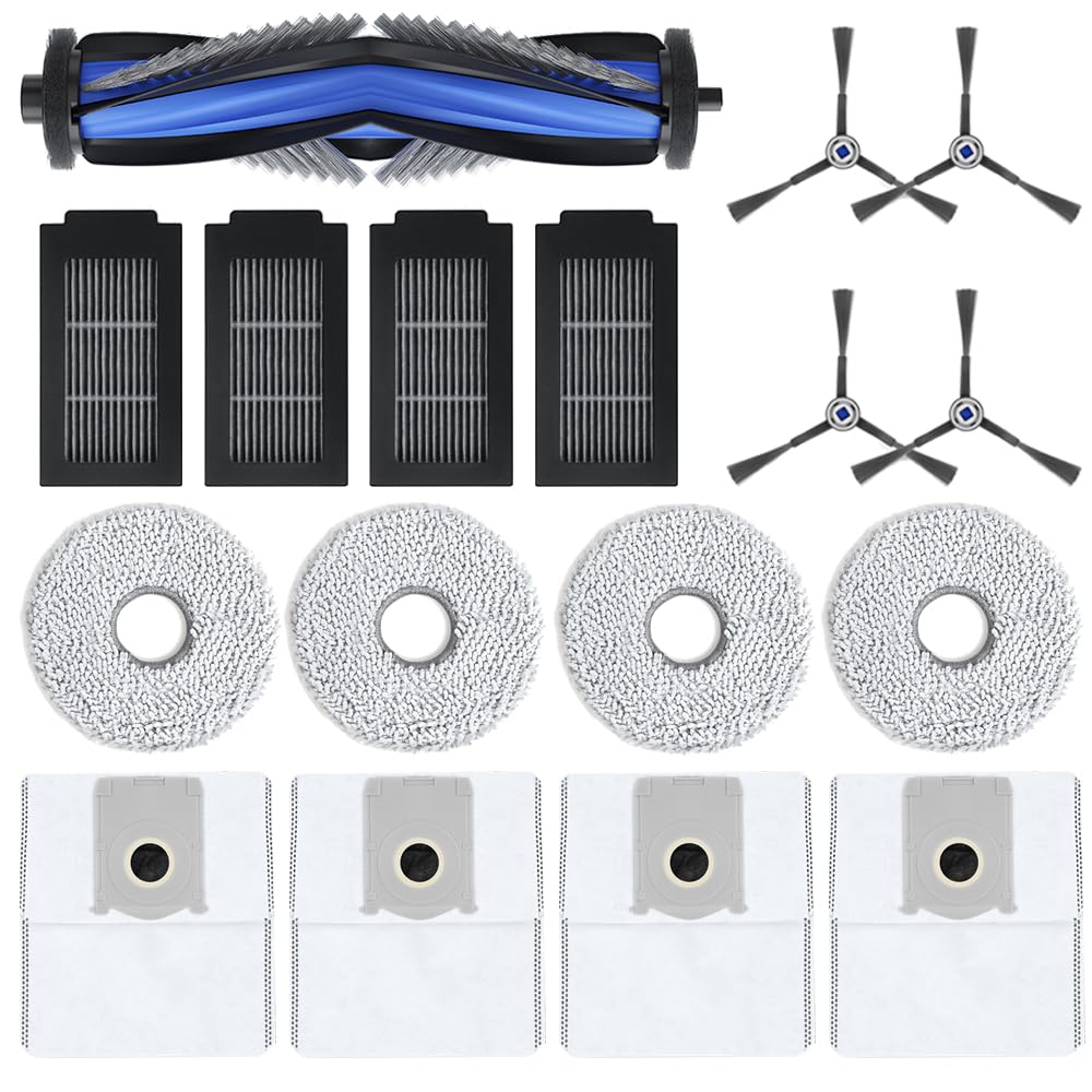 17 Stück Zubehör für Ecovacs DEEBOT T50 Pro Omni / T50 Omni /T50 Max /T50 Max Pro /T50 Pro Staubsaug