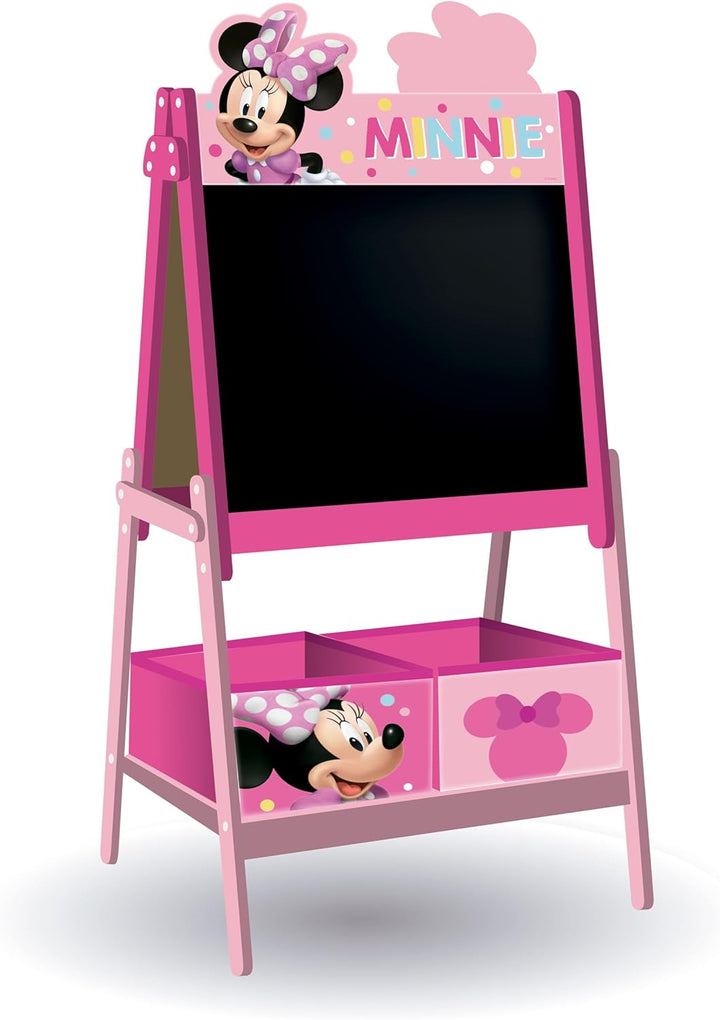ARDITEX – Kindertafel von Disney Minnie Mouse mit doppelseitiger Oberfläche für Kreide und Filzstift