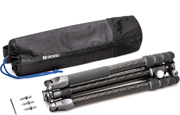 Benro Carbon Fibre Three Series Tripod/Monopod with VX30 Ballhead, 4 Leg Sections, Twist Leg Locks,
