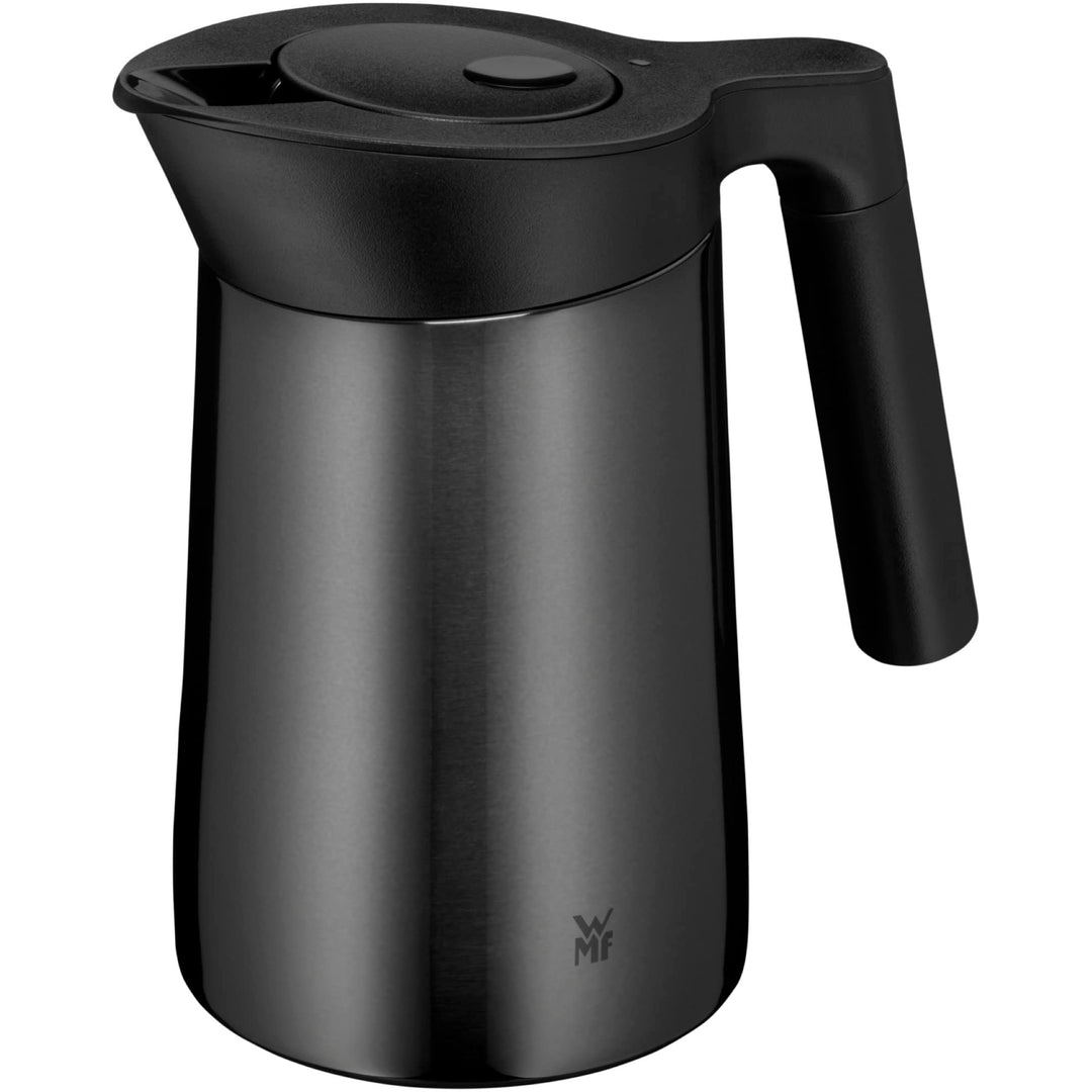 WMF Kineo doppelwandige Isolierkanne 0,6l, Thermoskanne Edelstahl mit Klick-Verschluss, Kaffeekanne