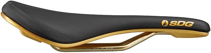 SDG Components Bel-Air V3 Lux-Alloy Mountain Bike Saddle Saddle, 260 x 140mm, Unisex, Road Gravel Bi