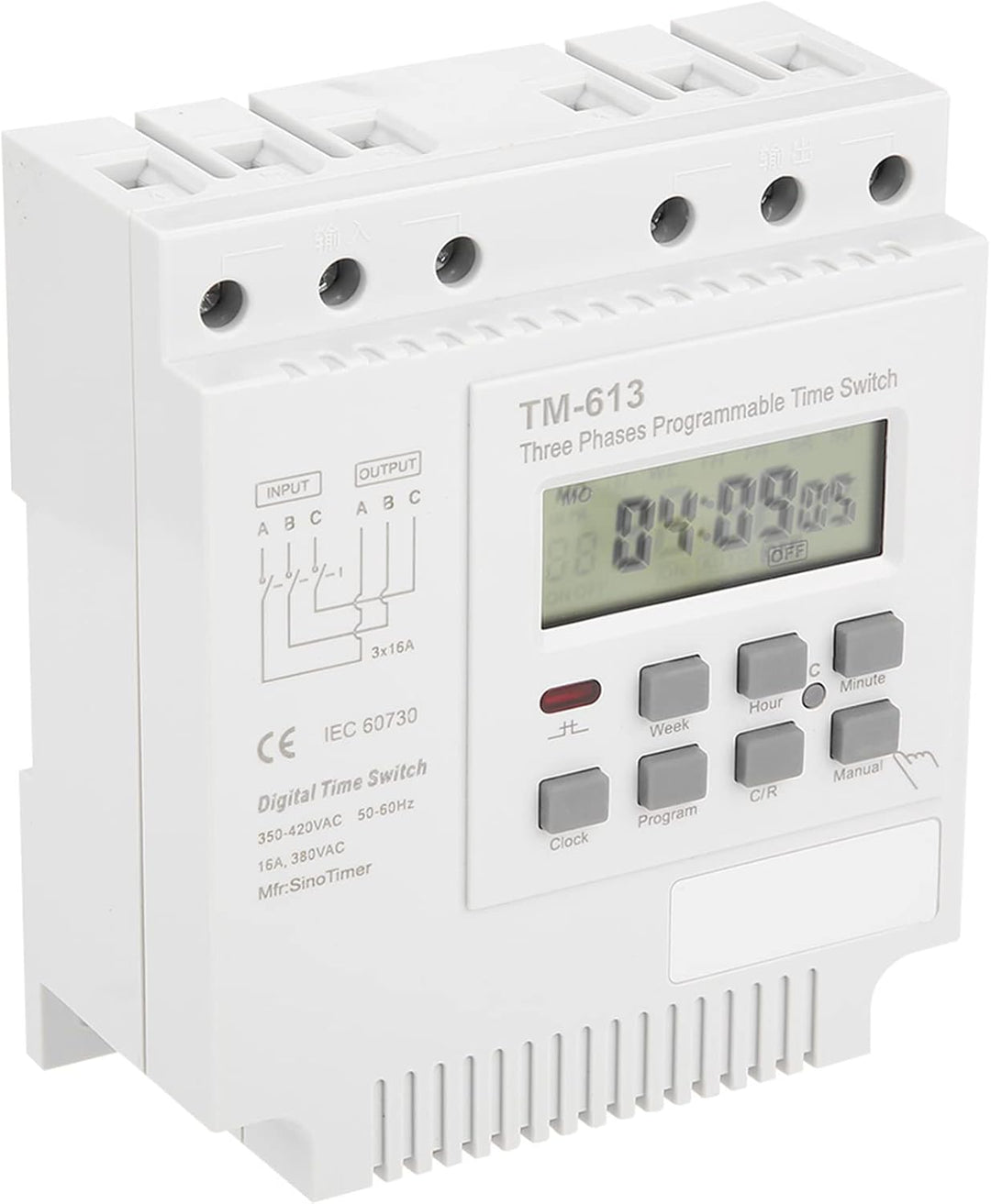 Zeitrelais 380 V 3 Phasen Motor Timer Tm 163 Drei Phasen 380 V Smart Digital Weekly Programmable Con