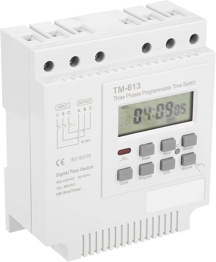 Zeitrelais 380 V 3 Phasen Motor Timer Tm 163 Drei Phasen 380 V Smart Digital Weekly Programmable Con