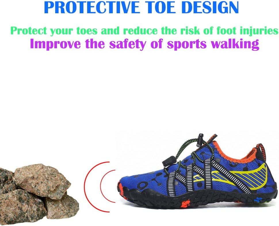 Maxome Kinder Wasserschuhe, Outdoor-Aqua-Socken für Kleinkinder, Jungen, Mädchen, Kinder sportlich S