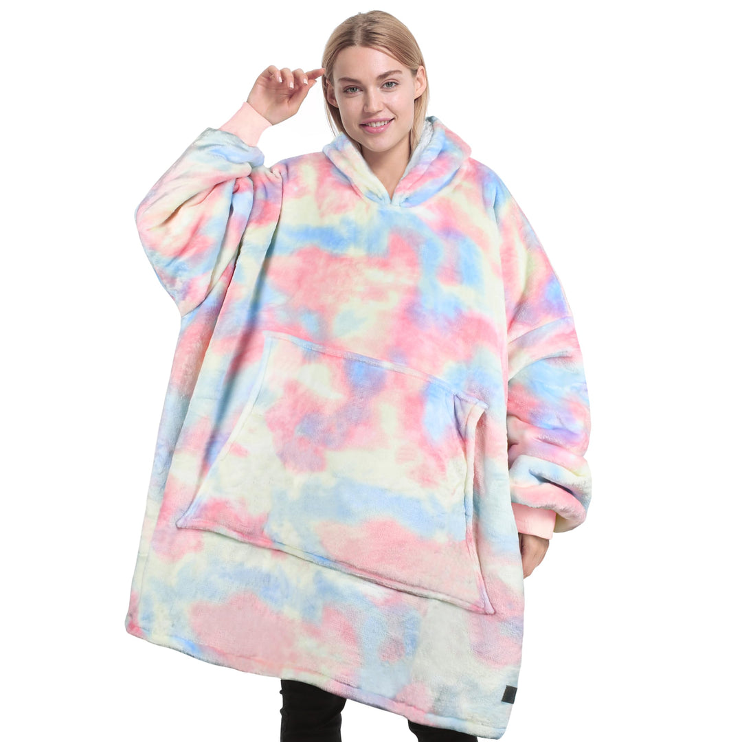 Catalonia Classy Oversized Sherpa Hoodie Decke, grosses Kapuzen-Sweatshirt für Frauen, weiche gemütl