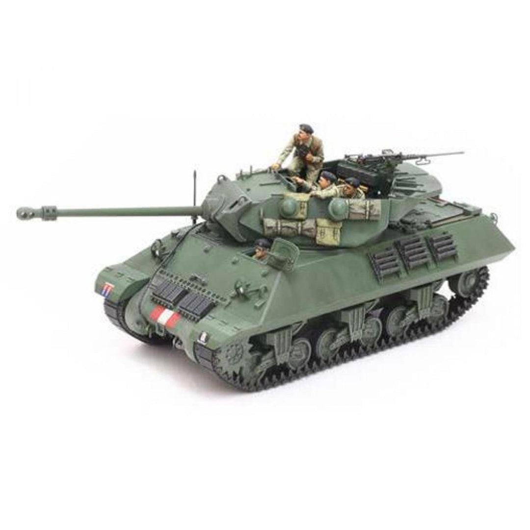 Tamiya 35366 Militär 35366-1:35 Britische M10 IIC Achilles, Modellbau, Plastik Bausatz, unlackiert