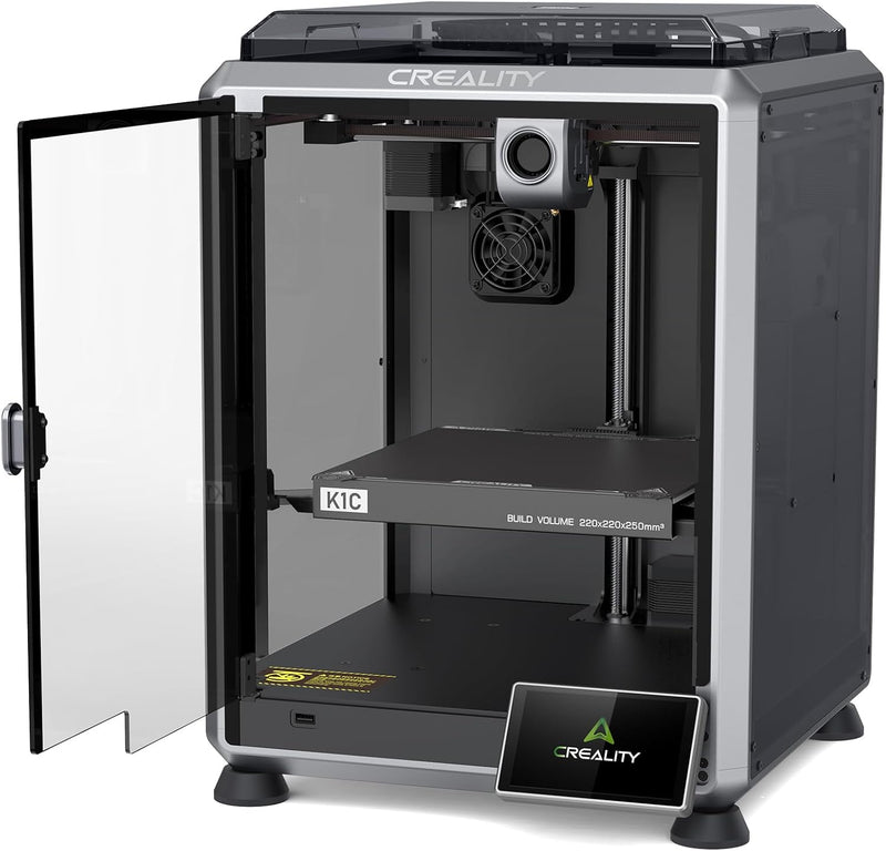 Creality K1C 3D Drucker, 600mm/s schnelle Druckgeschwindigkeit, Auto Nivellierung 3D Printer mit AI-