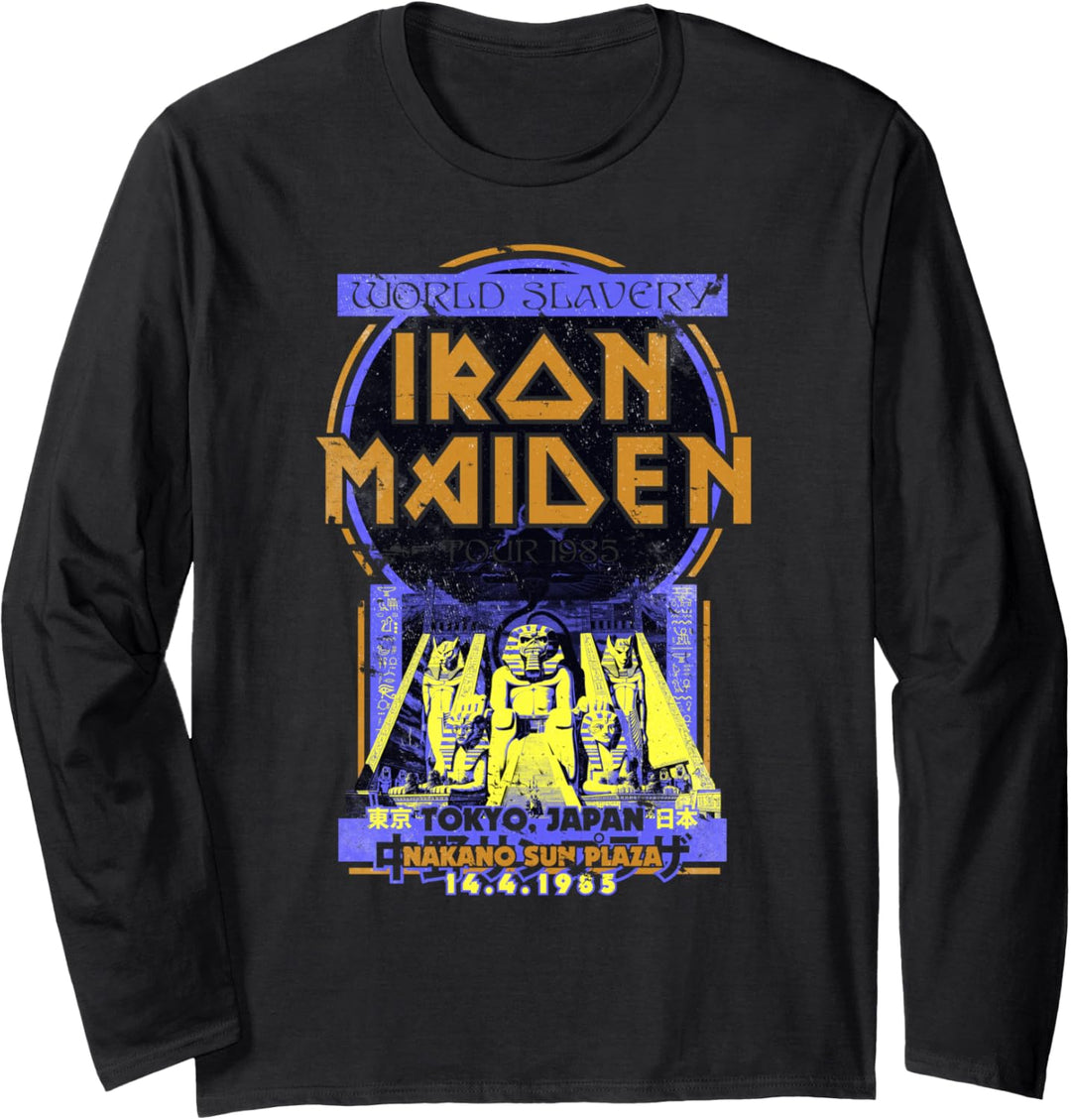 Iron Maiden - Powerslave Japan Flyer Langarmshirt