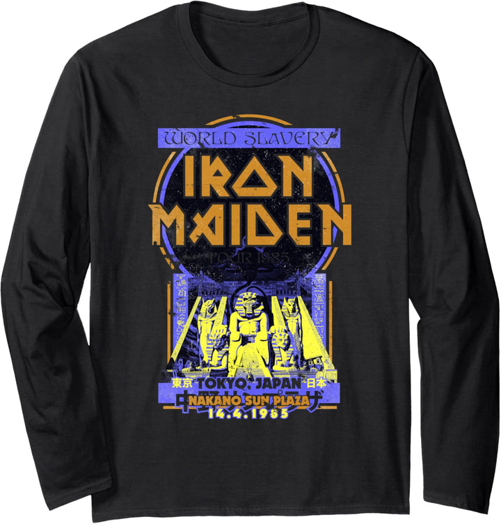 Iron Maiden - Powerslave Japan Flyer Langarmshirt