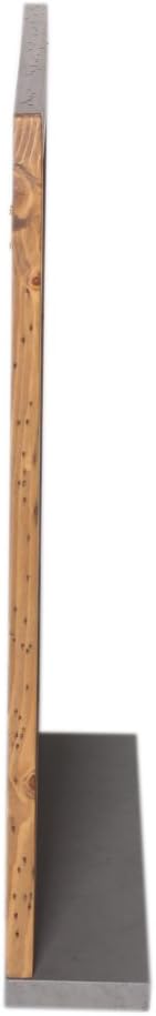 Woodkings® Spiegel 80x70cm Burnham Echtholz recycelte Pinie Natur rustikal Badspiegel mit Ablage in