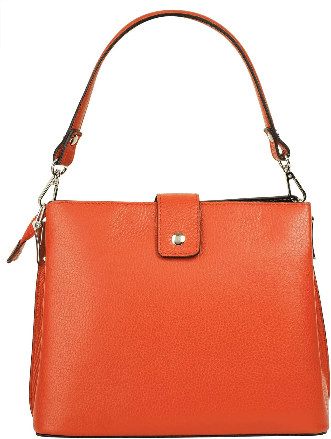 Handtasche Echt Leder Damen Made in Italy, Tragetasche, Umhängetasche, Abendtasche aus Leder 021791