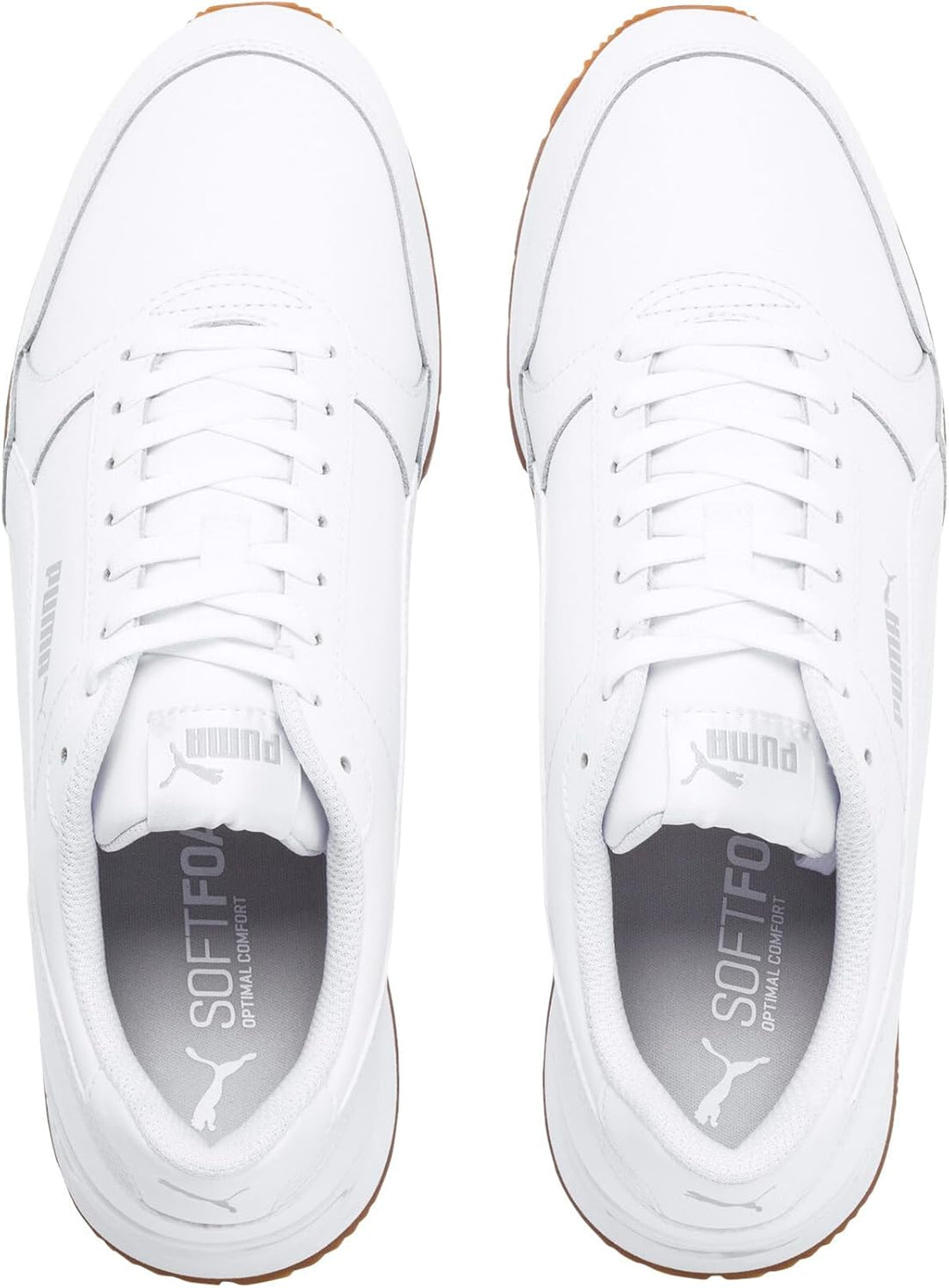 PUMA Unisex St Runner L Low-Top 36 EU V2 White Gray Violet, 36 EU V2 White Gray Violet