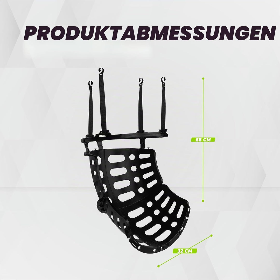 VirtuFit Basketball Return System – Basketball Rückholnetz &amp; Rebound Trainer für Indoor &amp; Outdoor Tr