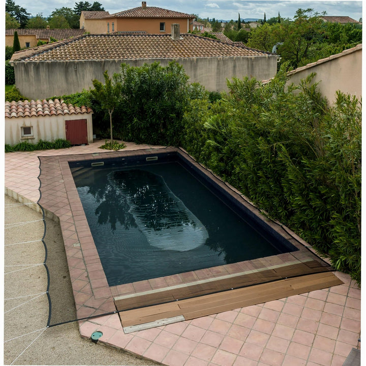 WERKA PRO 10852 – Netz für Pool – für rechteckigen Pool – 5 x 9 m – Schwarz