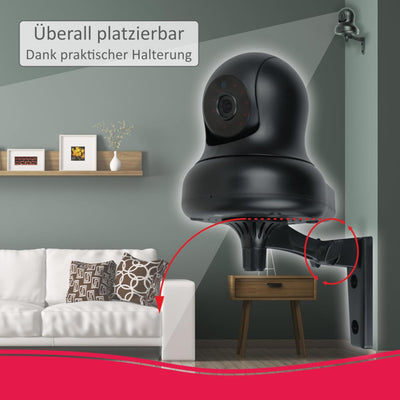 ELRO AS90CA 1080P Full-HD Pan/Tilt Sicherheitskamera AS90S Home+ Alarmsystem, Zubehör Zubehör Schwen