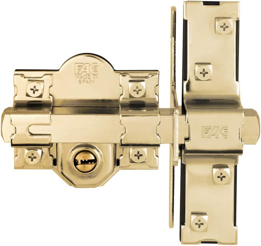 Fac 80 Uve Riegelschloss, goldfarben, Gold