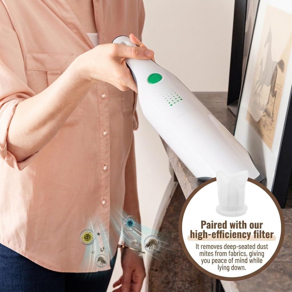 8 Stück Filter für Vorwerk Kobold VC 100 mit 1 Reinigungsbürste, Filter Set Akkusauger Akku Staubsau