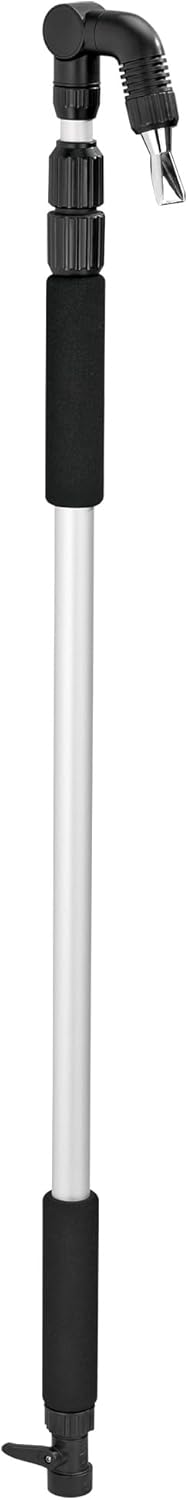 Orbit 58543 Teleskop-Reinigungsstab für Dachrinnen, silberfarben, Reinigungsstab