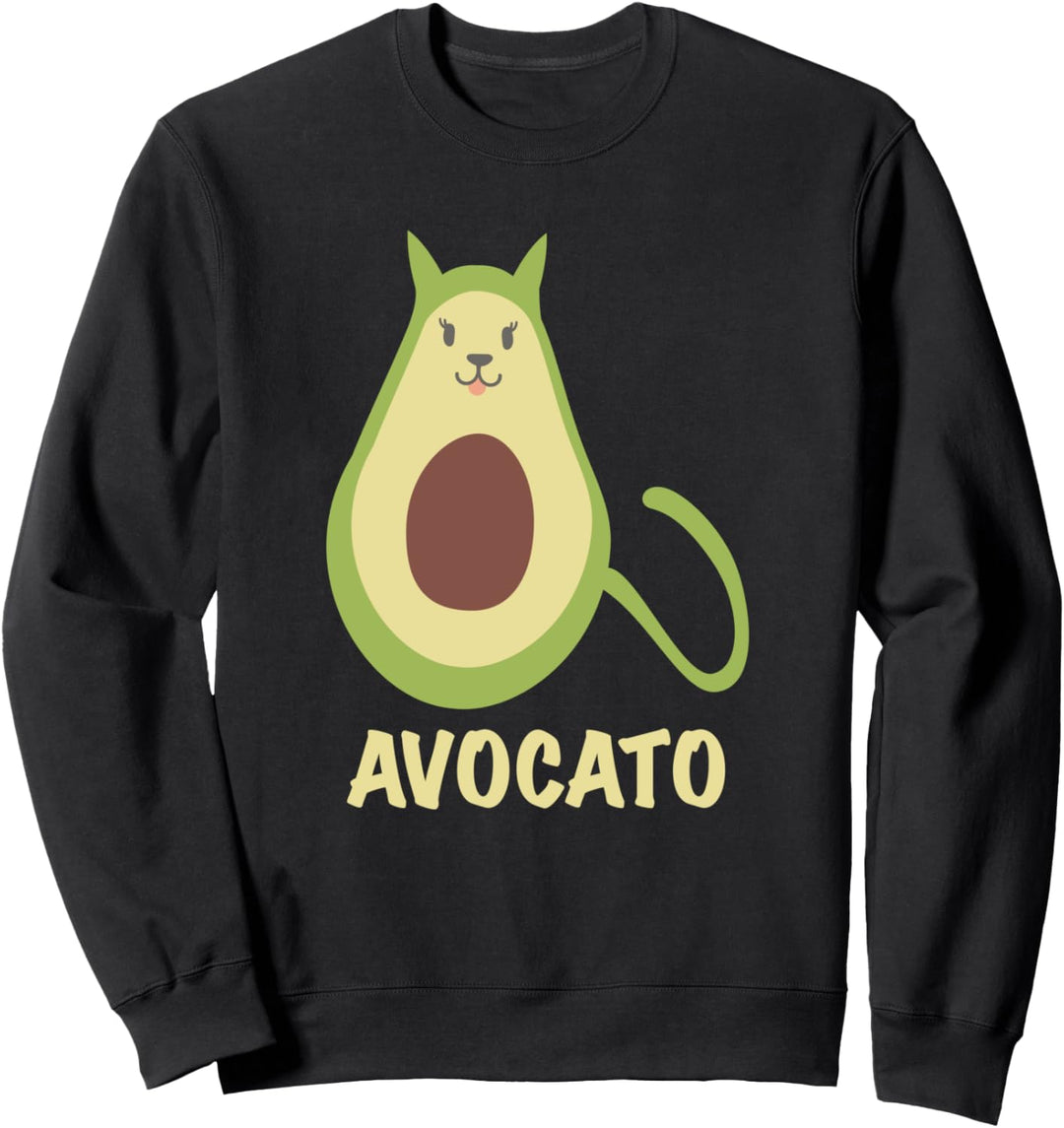 Avocato Lustiges Katzen Avocado Geschenk Sweatshirt