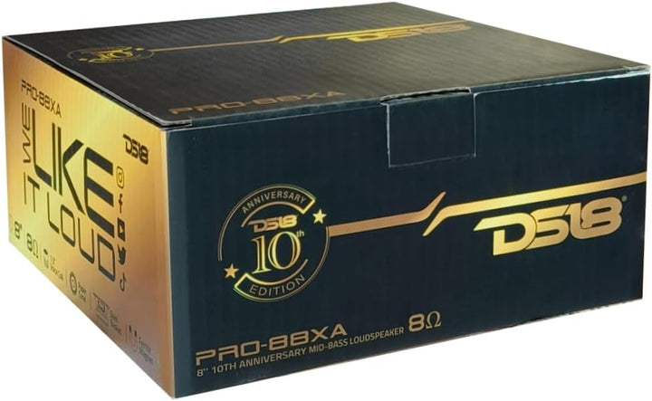 KIT-Set FÜR DS 18 PRO-88XA Mittelbasslautsprecher, 10th Anniversary Edition, 20 cm 200 mm 8", 275 Wa