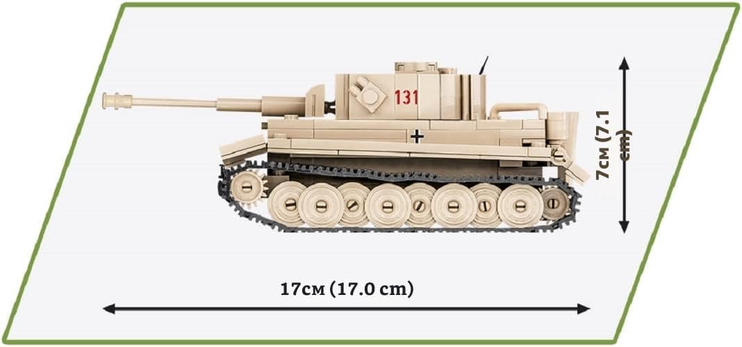 COBI 2710 Tiger Bausteine, Wüstensand Single, Single