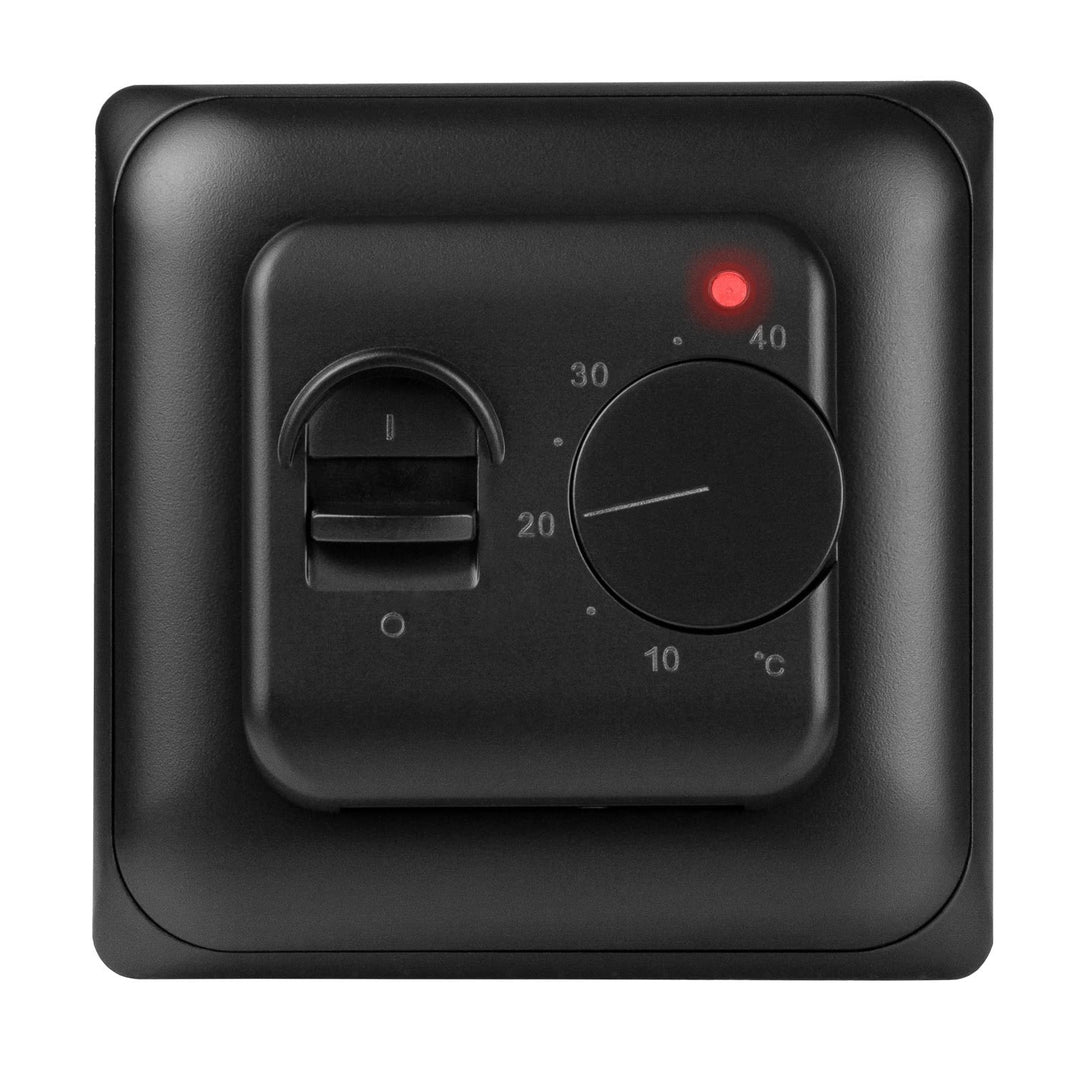 Analoges Unterputz-Thermostat Raumthermostat mit externem Bodensensor für elektrische Fussbodenheizu