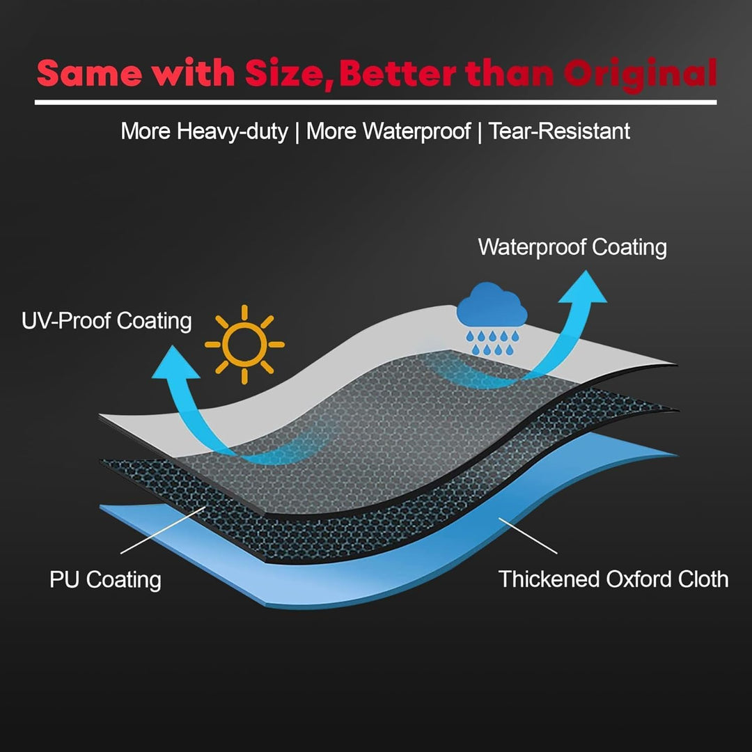 Kugelgrill Abdeckung Grill - 600D Oxford Holzkohle Abdeckhaube Grill für Weber 47 cm BBQ Grill, Heav