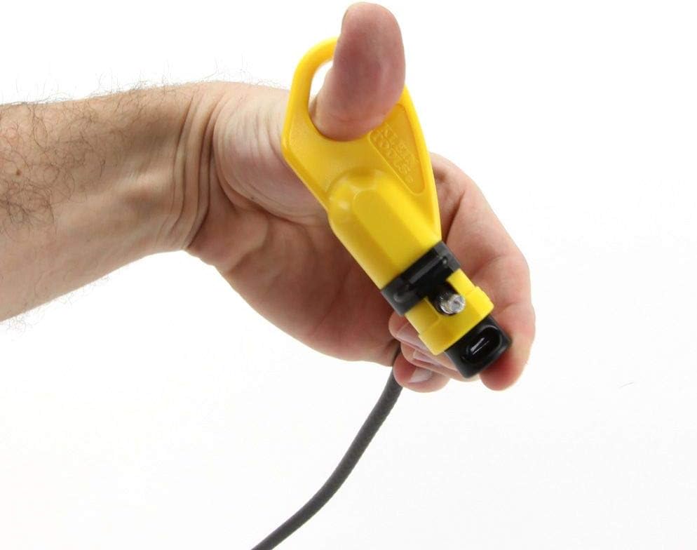 KLEIN TOOLS Abisolierwerkzeug für Koaxialkabel, 2 Stufen, radial Koax-Abisolierer RG59, RG6, RG6-QS,