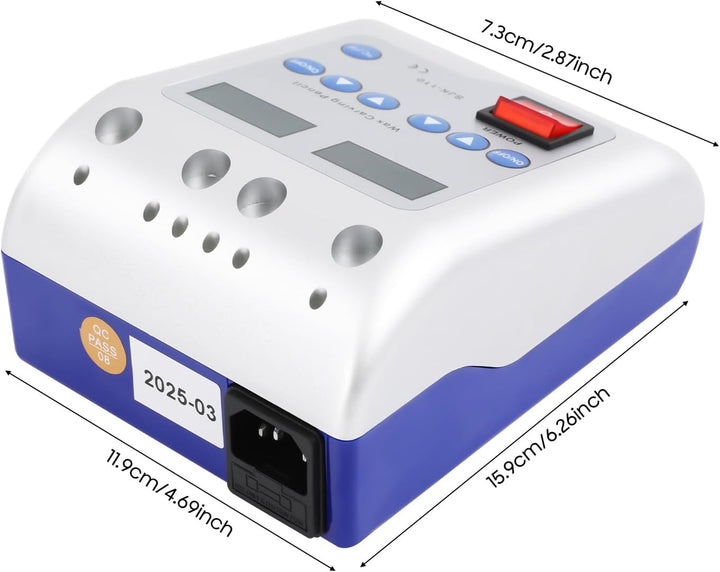 Digital Elektrisch Waxer Maschine, AC 240V 50W mit 6 Tips 119 * 159 * 73mm | Wax Maschine Modellier