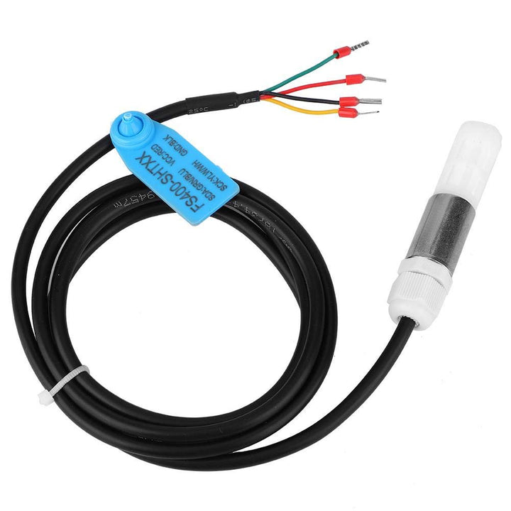 Staubdichter FS400-SHT3X Digitale Boden-Temperatur-Feuchtesensor-Sonde aus Edelstahl und Kunststoffg