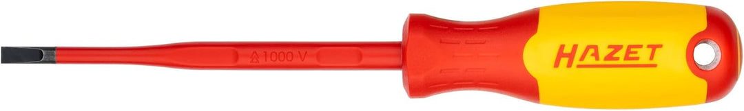 HAZET VDE-Schraubendreher 811KV-55, SW 1x5,5 mm Schlitz-Profil, mit Schutzisolierung bis 1000V, Schl