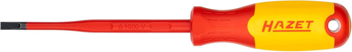 HAZET VDE-Schraubendreher 811KV-55, SW 1x5,5 mm Schlitz-Profil, mit Schutzisolierung bis 1000V, Schl