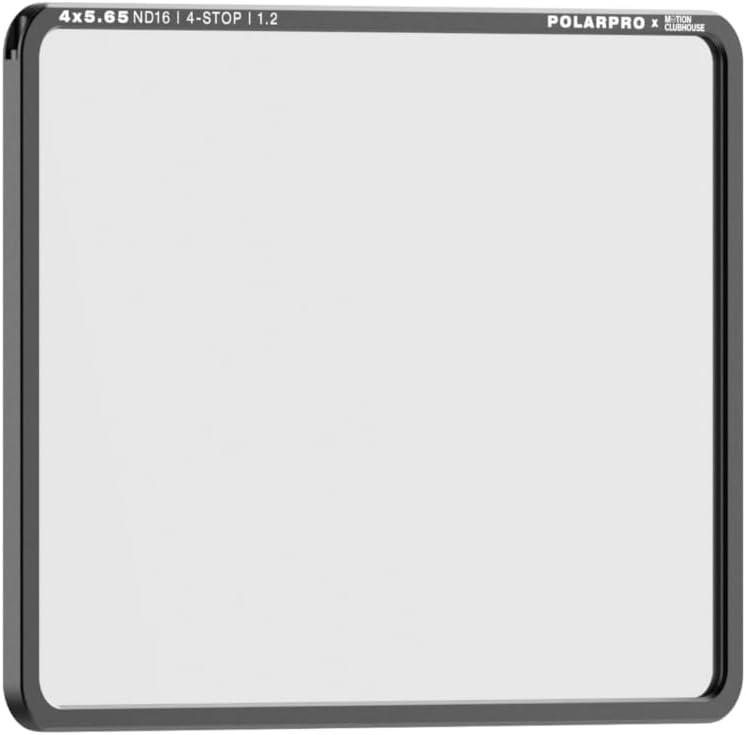 PolarPro - ND16-4x5.65 Filter - Vollständig gekapselte Filter - 4-Stop Neutraldichte - Aluminiumrahm