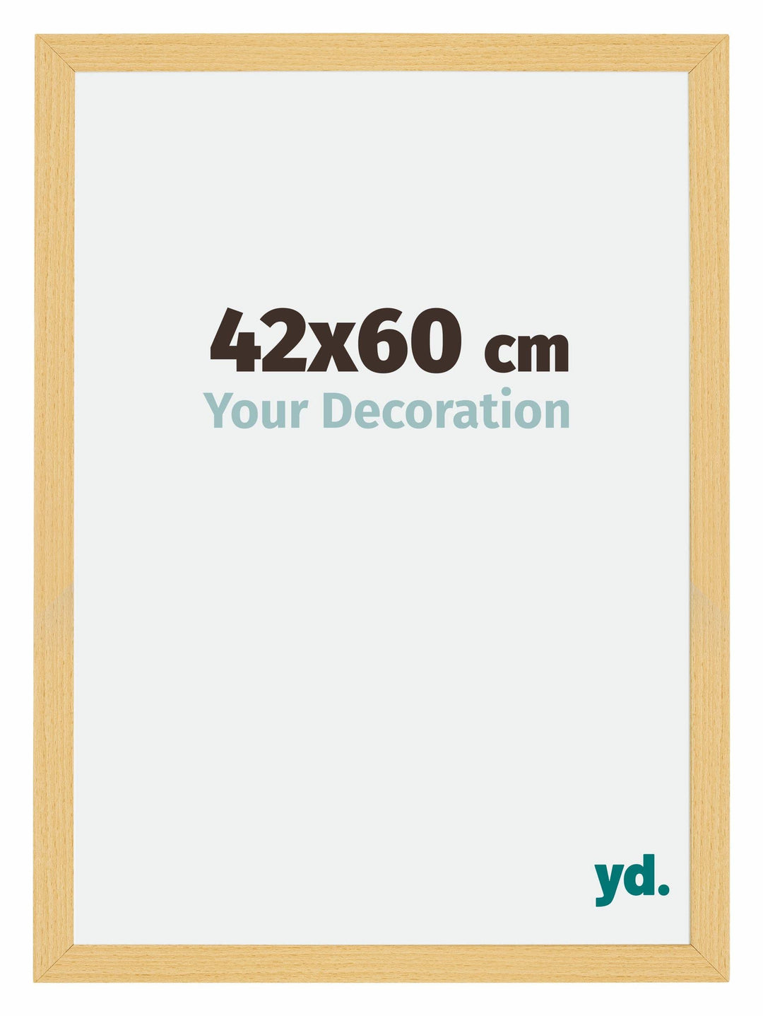yd. Your Decoration - Bilderrahmen 42x60 cm - Bilderrahmen aus MDF mit Acrylglas - Antireflex - Ausg