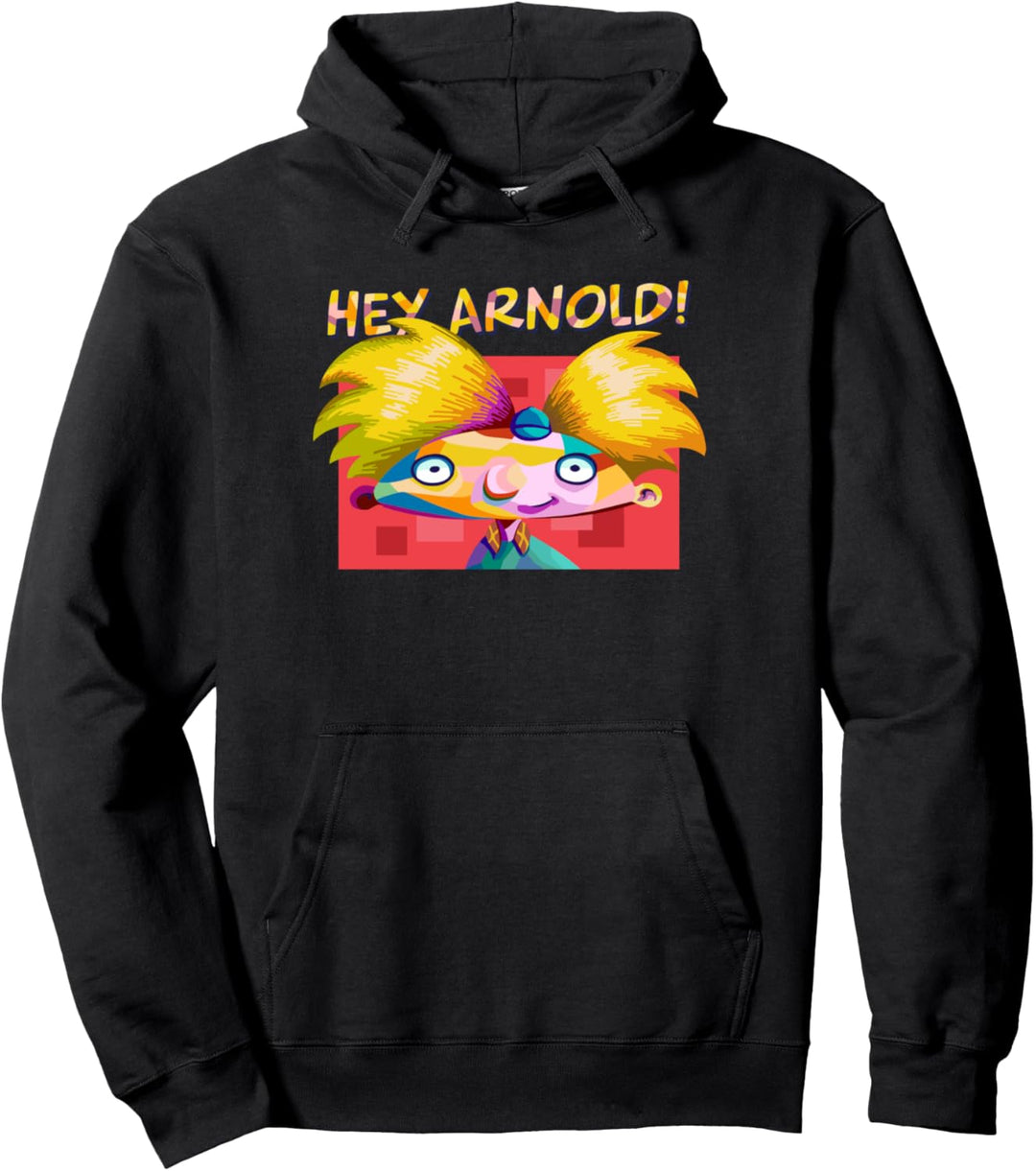 Nickelodeon Hey Arnold Art Head Portrait Pullover Hoodie